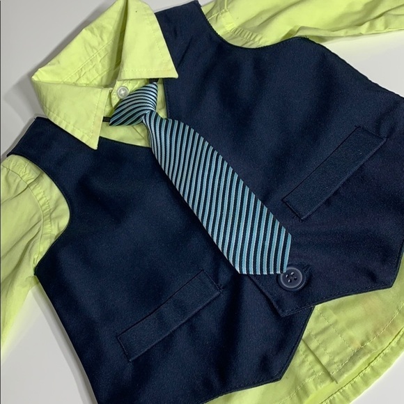Special edition 3 piece suit and tie shirt vest pants infant boy 18 month - Picture 2 of 5